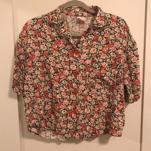 Vintage floral button up